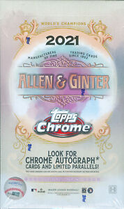 2021 Topps Allen & Ginter Chrome Baseball Hobby Box