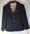 Tahari Arthur S. Levine Women’s Size 10 black blazer jacket wear to work busines