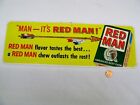 vintage RED MAN Chewing Tobacco store display tin sign 5