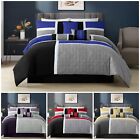 Chezmoi Collection 7-Piece Patchwork Bedding Set Medallion Quilted Comforter Set