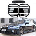 For BMW G22 G23 2Dr 430i M440i 21+ M Style Black Front Bumper Grille Cover Trim