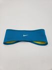 Nike Running Therma Fit Reversible Headband Fleece Ear Warmer Blue / Yellow