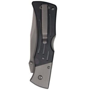 Ka-Bar G10 Mule Black Folding Straight Edge Pocket Knife 3062 Lockback Clip