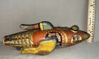 Antique 1927 Louis Marx Mar Metal Lithograph Wind Up Toy Buck Rogers Rocket Ship