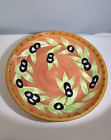 Laurie Gates Ware Salmon Coupe OLIVE Pasta Bowl 9 3/4