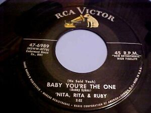 Nita, Rita & Ruby - Baby You're The One (1957 ROCKABILLY) EX AUDIO