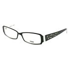 Fendi Womens F664 961 Rectangular Black/White Eyeglasses Frames 53 x 14 x 140