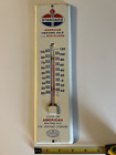 Vintage 1962 Standard American Heating Oils Vintage Metal Thermometer, NOS InBox