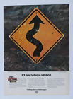 1983 Volkswagen Rabbit VTG Fell Better In A Rabbit Original Print Ad 8.5 x 11