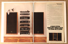 1988 Technics SC-A870 Stereo Rack System 2-page vintage print ad advertisement