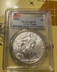 New Listing2019 $1 American Silver Eagle 1st Strike PCGS MS70