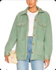 BLANKNYC  Green fleece Shacket size Medium Jacket Anthropologie Shirt New