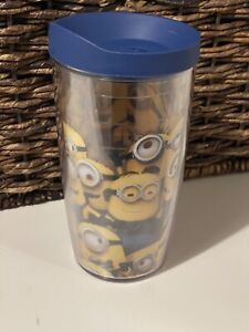 Tervis 16oz. MINIONS tumbler with lid hot cold Made in America  blue