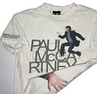 Vintage Paul McCartney T-Shirt USA Concert Tour Size M White Crewneck