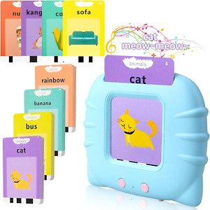 Toddler Talking Flash Cards for Kids with 224 Sight Words, Speech Therapy, Monte