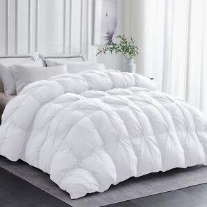 SNOWMAN Soft Warm Duvet Insert Goose Down Comforter King/Queen Size 100% Cotton