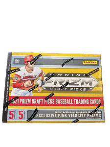 New Listing2021 Panini Prizm Draft Picks Baseball Blaster Box **Factory Sealed**