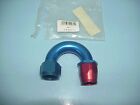NEW EARL'S  -16 AN 180° Red / Blue Reusable Fitting #318016 NASCAR
