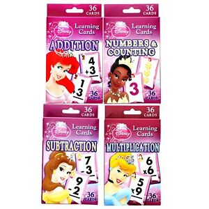 Disney Princess Flash Learning Cards Game (Add, Subtract, Multiply, etc.)