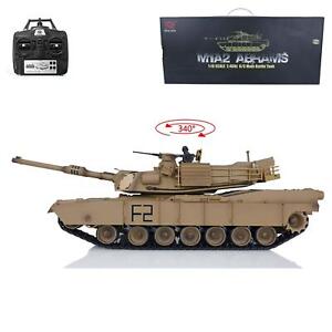 RTR Henglong 70 1/16 Scale Plastic Ver M1A2 Abrams RC Tank 3918 Model