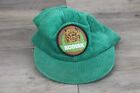 Paramount Cap Vintage Kodiak Tobacco Patch Corduroy Snapback Hat Green