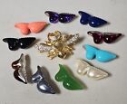 Joan Rivers Lot Bee Pin with 10 Interchangeable Bodies for repair.
