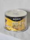 SONY DVD-R 50 Pack 4.7 GB 120 Min Blank Media Disc NEW / SEALED Original Package