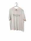 Vintage Troy 2004 The Movie Promo T Shirt Mens SIZE XL Warner Brothers White Y2K