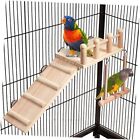 New ListingBird Perches Platform Swing with Climbing Ladder, Parakeet Cage Accessories
