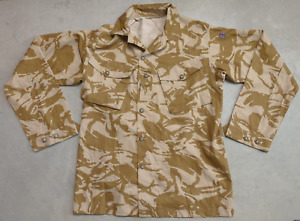 New British Military Surplus Tropical Desert DP Camo Coat Shirt Jacket XL Long