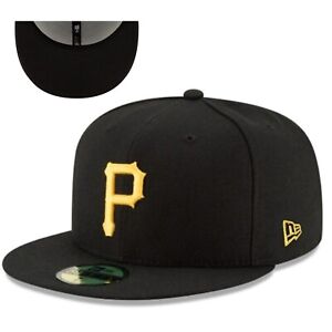 Pittsburgh Pirates MLB Authentic New Era 59FIFTY Fitted Cap -Yellow log 5950 Hat