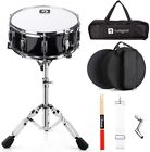 Snare Drum Set For Kids Students Beginners Kit 14 Inch 10 Lugs Wooden Shell With
