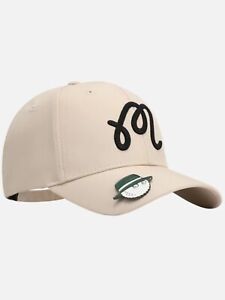 Golf Malbon Sun protection with top cap adjustable outdoor sports ball cap Beige