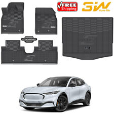 Floor Mats Liners TPE All-Weather Guard Carpet For Ford Mustang Mach E 2021-2023