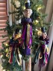 Katherine's Collection Jester Hanging Tassel Ornament Circus Ringmaster Colonial