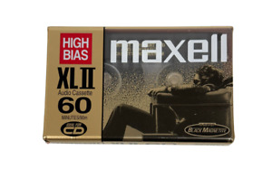 SEALED Maxell XL II 90 Minute Blank Audio CASSETTE IEC Type II