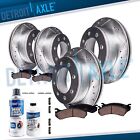 Front & Rear Drilled Rotors Ceramic Brake Pads Kit for Dodge Ram 1500 2500 3500 (For: More than one vehicle)