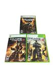 Microsoft Xbox 360 CIB Complete TESTED Gears of War 1 2 & 3 Trilogy BUNDLE LOT