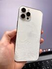 New ListingApple iPhone 12 Pro Max 256GB Factory Unlocked White / Silver (Back Crack) 19695
