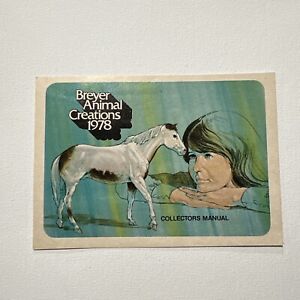 🏇1978 Breyer Model Horses DEALER CATALOG Paper Catalog🏇