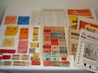Car Racing Huge Lot Tickets Pit Passes Competitor Permits 90+ Items 1970s Rare