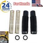 For Honda Front Fork Shock Boot Cover Oil Seals & Spring CT90 TRAIL90 CL90 S90 (For: Honda S90)