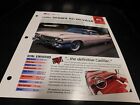 1959 Cadillac Series 62 Deville Spec Sheet Brochure Photo Poster