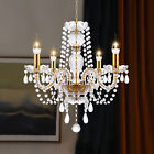 Luxurious Crystal Chandelier Glass 4-Light Ceiling Pendant Lamp Fixture Lighting