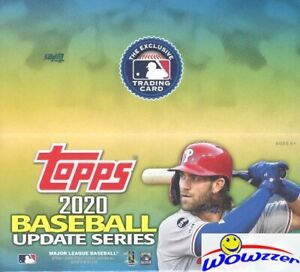 2020 Topps Update Baseball MASSIVE 24 Pack Factory Sealed Retail Box-384 Cards!