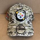 STEELERS 2023 NFL SALUTE TO SERVICE NEW ERA 39THIRTY Men's HAT CAP NWT Size S/M