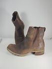 Timberland Smart Comfort Slip On Boots Size 8W Women's 43307 Brow Leather