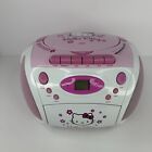 Hello Kitty CD Tape Player AM/FM Radio Boombox KT2028B Cassette Not Working