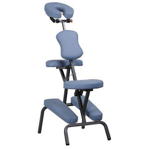Adjustable Massage Chair PU Leather Pad Compact Travel Tattoo Spa Salon Chair