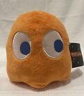 Bandai Namco PAC-MAN 7” Clyde the Orange Ghost Plush Stuffed Toy NEW With Tags